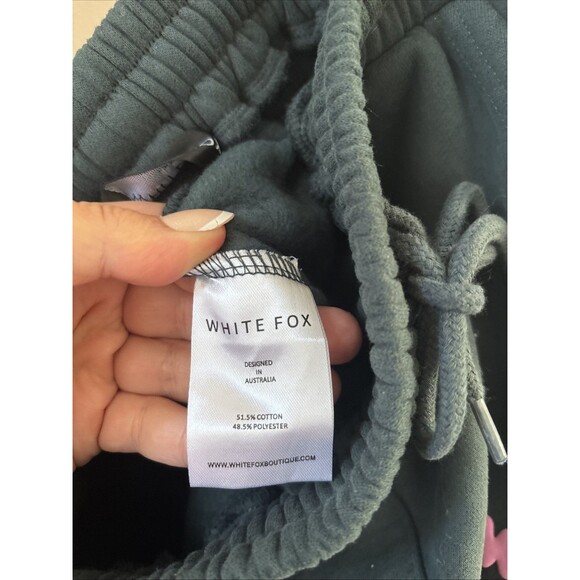 White Fox Women’s XS Forest Green Sweatpants Vol. 3 Joggers Lounge - Picture 6 of 7